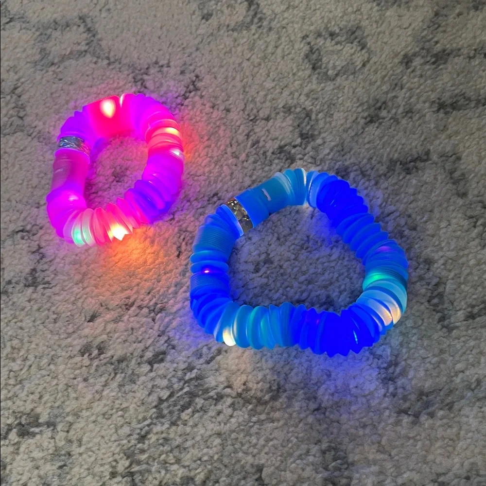 Colorful LED Light-Up Kids Bracelets